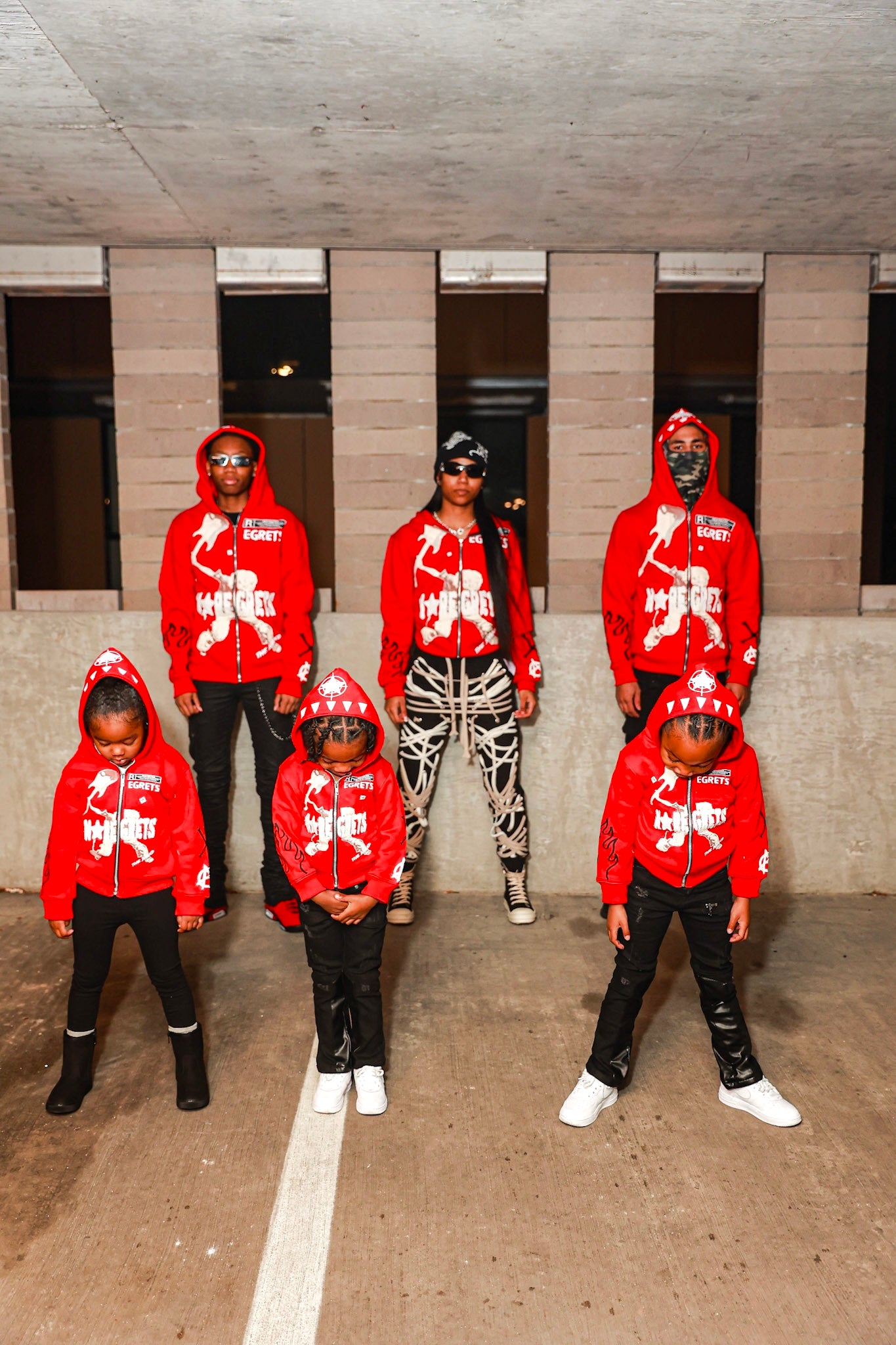 “ROCKSTAR ZIPUP” RED TODDLER