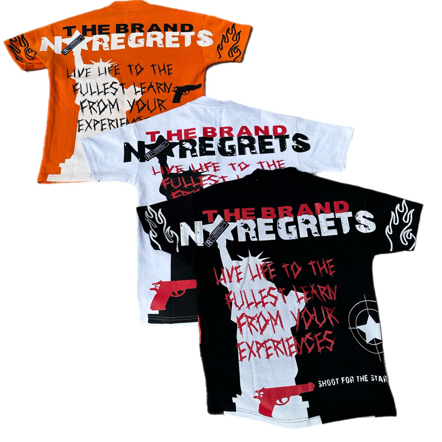 SHOOT FOR THE STARS WHITE TEE