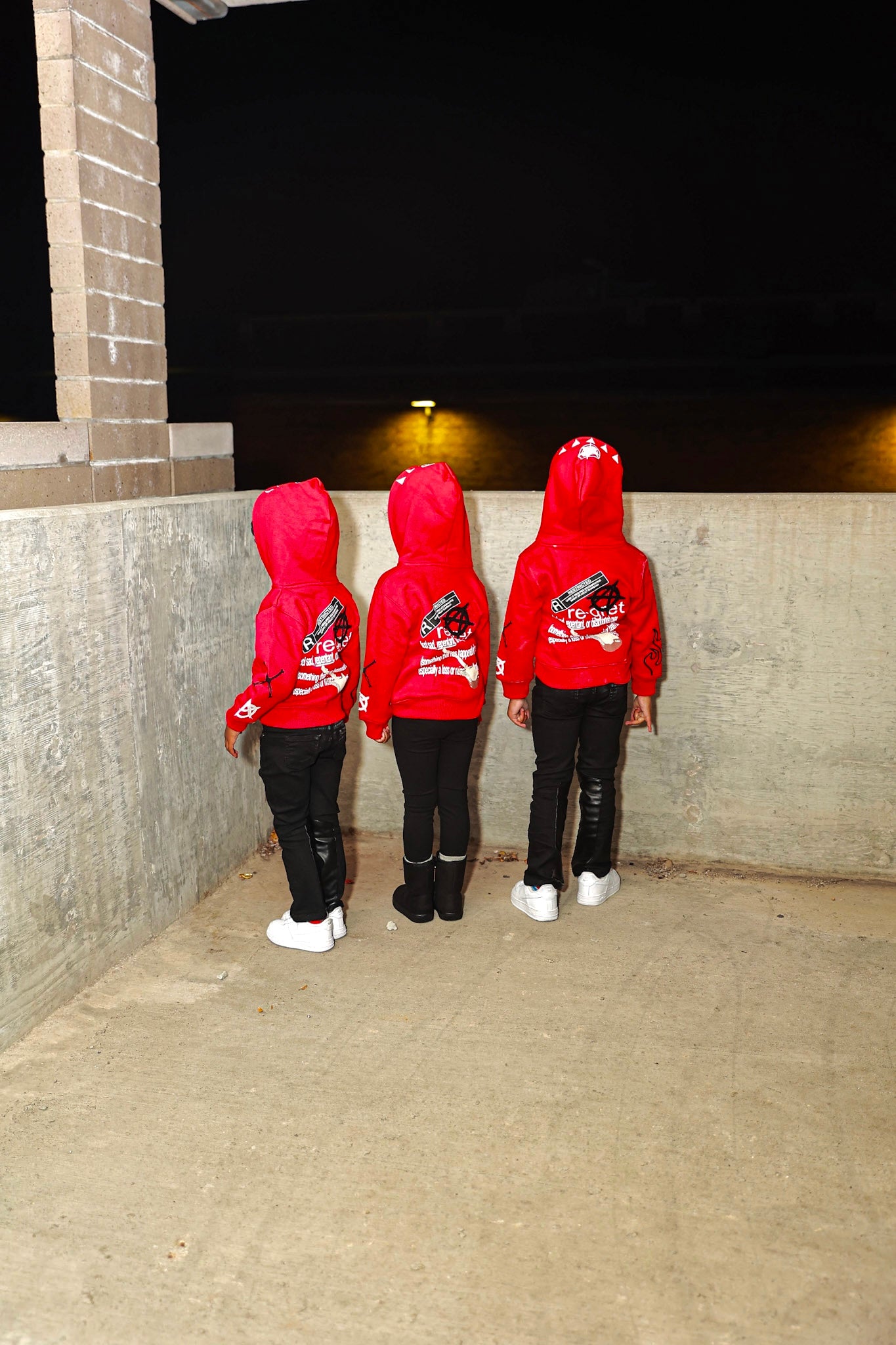 “ROCKSTAR ZIPUP” RED TODDLER